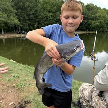 TNT Catfish Lakes - 7/25/26- Oldest grandsons eighteen pound catfish. This one got weighed. - Fishing Near Me - Belton, South Carolina TNT Catfish Lakes - 7/25/26- Oldest grandsons eighteen pound catfish. This one got weighed. - Fishing Near Me - Belton, South Carolina