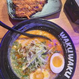 Classic ramen with an added egg. Classic ramen with an added egg.