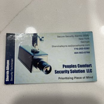 1. People’s Comfort Security Solutions