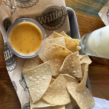 Willie's Grill & Icehouse - Chips & queso side option - Willie's Icehouse in Pflugerville, TX (pic taken on 05/02/2026) - American Near Me - Pflugerville, Texas Willie's Grill & Icehouse - Chips & queso side option - Willie's Icehouse in Pflugerville, TX (pic taken on 05/02/2026) - American Near Me - Pflugerville, Texas