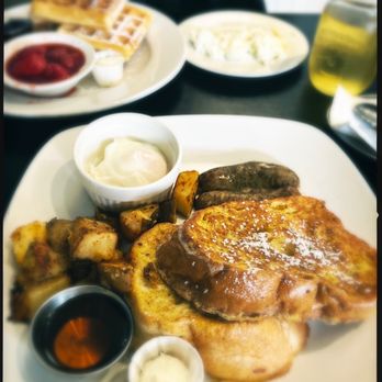 Tommy's Cafe - a plate of french toast with a side of dipping sauces - Breakfast & Brunch Near Me - North Vancouver, British Columbia Tommy's Cafe - a plate of french toast with a side of dipping sauces - Breakfast & Brunch Near Me - North Vancouver, British Columbia