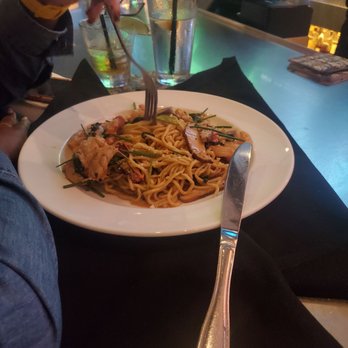 Yard House - Lobster Garlic Noodles - New American Near Me - New York, New York