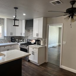 Kitchen and dining area Kitchen and dining area
