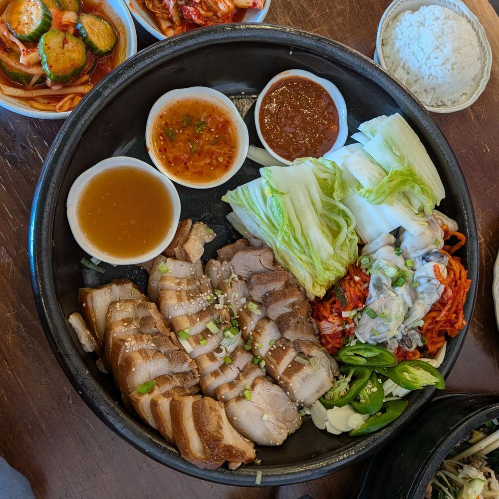 BORI Korean Kitchen - Oyster bossam - Korean Near Me - Bellevue, Washington