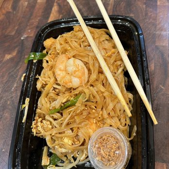 Time Thai Kitchen - Pad Thai with shrimp - Thai Near Me - Livermore, California