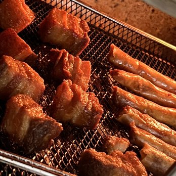 Mahal's Kitchen - The lechon and lumpia in the convection air fryer to get from soggy to crunchy. - Filipino Near Me - Universal City, Texas Mahal's Kitchen - The lechon and lumpia in the convection air fryer to get from soggy to crunchy. - Filipino Near Me - Universal City, Texas