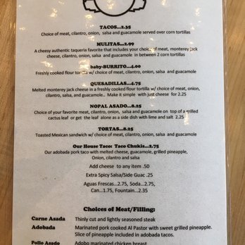 Tacos Chukis - Menu - Tacos Near Me - Seattle, Washington Tacos Chukis - Menu - Tacos Near Me - Seattle, Washington