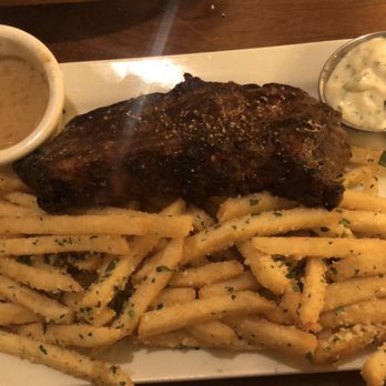 220 Merrill - New York Strip (12 Ounces) Truffle Fries - New American Near Me - Birmingham, Michigan