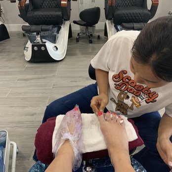 Tipsy Nails & Spa - Great massage and I love her shirt. - Nail Salons Near Me - Chico, California