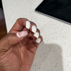 care nails & spa - Terrible job was done. I just got my nails done 2 days ago and the polish is peeling off.