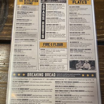 Draft Republic Carlsbad - Menu - Comfort Food Near Me - Carlsbad, California Draft Republic Carlsbad - Menu - Comfort Food Near Me - Carlsbad, California