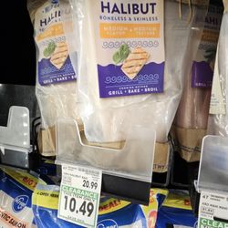Fred Meyer - 6/4/2024 - Great sale on frozen halibut!