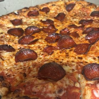 Pizzasaurus Rex - Beef Pepperoni with cheese - Pizza Near Me - Northridge, California Pizzasaurus Rex - Beef Pepperoni with cheese - Pizza Near Me - Northridge, California