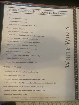 Menu photo 1 Bellas Bistro Saratoga, WY