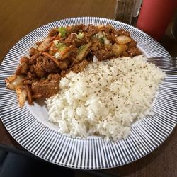 Wing2Go - Spicy chicken Bulgogi with white rice