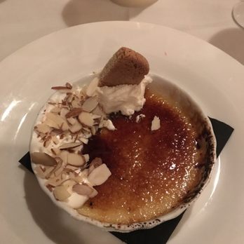 Chef's Table At the Edgewater - The almond creme almond Crme Brûlée - New American Near Me - Winter Garden, Florida