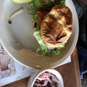 Rafters Restaraunt - Mesquite lime chicken sandwich with coleslaw - New American Near Me - Mount Sterling, Ohio