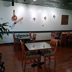 Inside restaurant