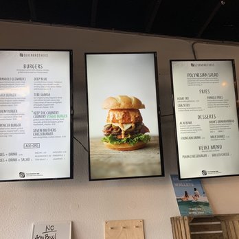 Seven Brothers - Menu 4/15/21 - Burgers Near Me - Laie, Hawaii Seven Brothers - Menu 4/15/21 - Burgers Near Me - Laie, Hawaii