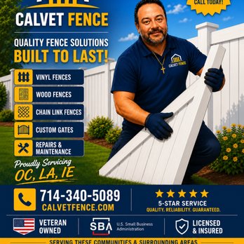 CalVet Fence - Fences & Gates Near Me - Brea, California CalVet Fence - Fences & Gates Near Me - Brea, California