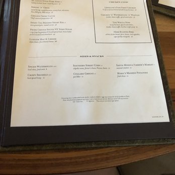 Yardbird - Menu - Southern Near Me - Los Angeles, California Yardbird - Menu - Southern Near Me - Los Angeles, California