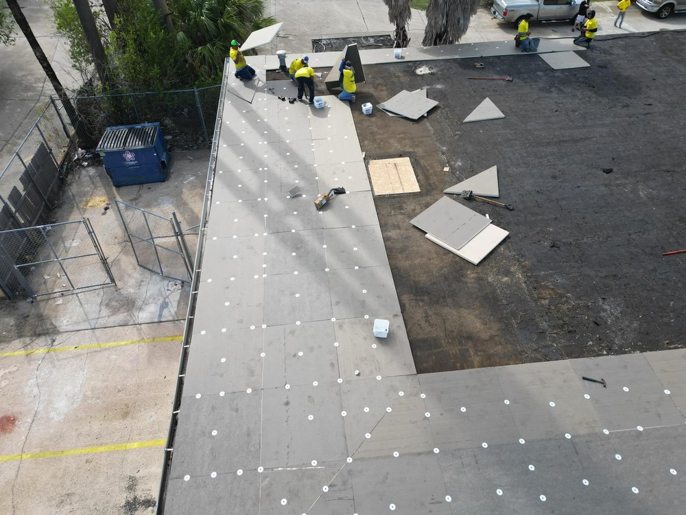 Slide of Lone Wolf Roofing