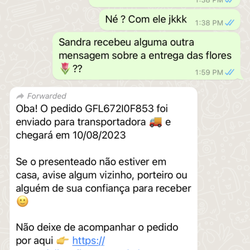 Giuliana Flores - Mandaram updates da. Entrega  que nunca foi feita ., são horríveis.