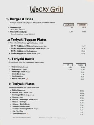 Menu photo 6 Wacky Grill Los Angeles, CA Menu photo 6 Wacky Grill Los Angeles, CA