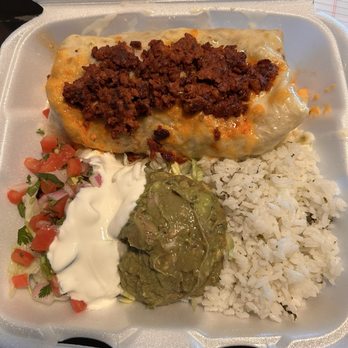 Santo Matador Street Tacos - To go order of spicy chicken burrito - Mexican Near Me - Fairview Park, Ohio Santo Matador Street Tacos - To go order of spicy chicken burrito - Mexican Near Me - Fairview Park, Ohio