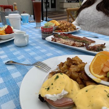 Immigrant Son Caffe - We ordered bacon sampler to share a must so delicious, I ordered eggs Benedict came with potatoes and fruit diced delicious. - New American Near Me - Ventura, California Immigrant Son Caffe - We ordered bacon sampler to share a must so delicious, I ordered eggs Benedict came with potatoes and fruit diced delicious. - New American Near Me - Ventura, California