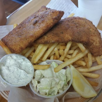 Coconuts Fish Cafe - Fish and chips... one fish was good, the other was dry. .. Fries and tartar sauce were good - Seafood Near Me - Kihei, Hawaii Coconuts Fish Cafe - Fish and chips... one fish was good, the other was dry. .. Fries and tartar sauce were good - Seafood Near Me - Kihei, Hawaii