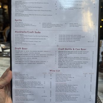 The 101 - Menu - New American Near Me - Chicago, Illinois