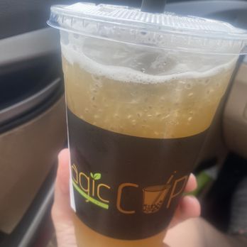 Magic Cup - Green tea with aloe and chia seeds - Coffee & Tea Near Me - Richardson, Texas
