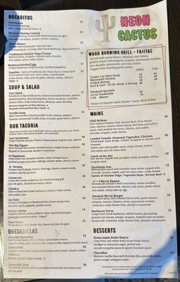 Menu photo 6 Neon Cactus Fairview, TX