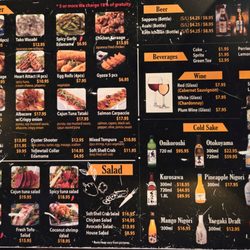 Sushi Yoko - Menu