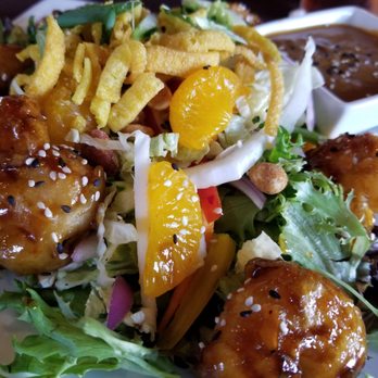 Rick's On Main - Thai shrimp salad...absolutely fantastic salad. - New American Near Me - East Aurora, New York Rick's On Main - Thai shrimp salad...absolutely fantastic salad. - New American Near Me - East Aurora, New York