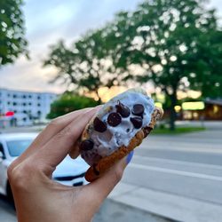 Nellie's Ice Cream - Cookie sandwich w/ cookie monster ice cream ($5.25)