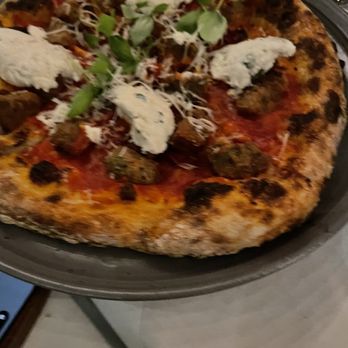 Crossroads Kitchen - Spicy meatball pizza - Vegan Near Me - Los Angeles, California