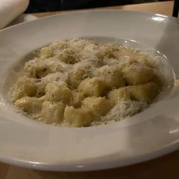 Gorgonzola gnocchi in cream sauce