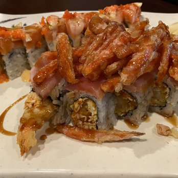 Sushi Kuma - This hit the spot! We ordered the Yosemite roll (comes with Deep fried carrots on top) and we also ordered the 49er roll. - Sushi Bars Near Me - El Dorado Hills, California Sushi Kuma - This hit the spot! We ordered the Yosemite roll (comes with Deep fried carrots on top) and we also ordered the 49er roll. - Sushi Bars Near Me - El Dorado Hills, California