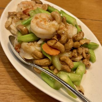 RedFarm - Jumbo Shrimp & Cashews with vegetables, X.O sauce - Dim Sum Near Me - New York, New York RedFarm - Jumbo Shrimp & Cashews with vegetables, X.O sauce - Dim Sum Near Me - New York, New York