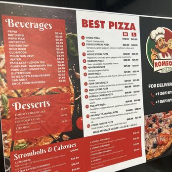Romeo's Pizza - Menu - Pizza Near Me - Haverhill, Florida