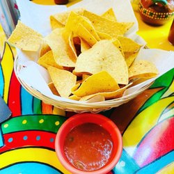 Moctezumas Mexican Restaurant - Chips and salsa