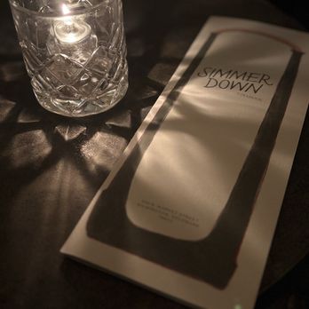 Simmer Down - Menu & mood lighting - Speakeasies Near Me - Wilmington, Delaware