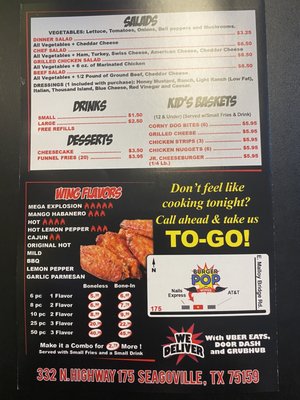 Menu photo 1 Burger Pop Seagoville, TX