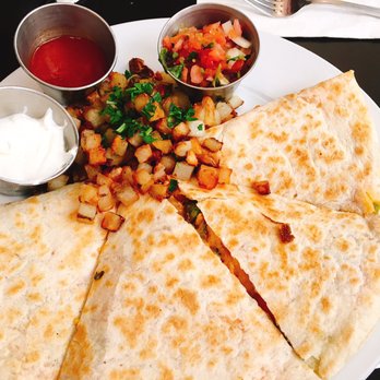 Blu Jam Cafe - Breakfast quesadilla- 4.0 very juicy but not soggy! Big plate and tasted great - Breakfast & Brunch Near Me - Sherman Oaks, California Blu Jam Cafe - Breakfast quesadilla- 4.0 very juicy but not soggy! Big plate and tasted great - Breakfast & Brunch Near Me - Sherman Oaks, California