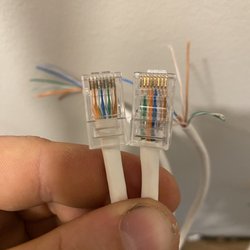 Mt.Baker AV - Left is a proper type be termination.  Right is what we find most of the time.