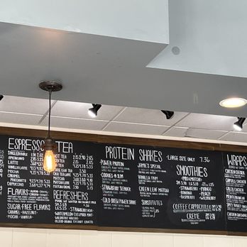 Goodrich Coffee & Tea - Part of their extensive menu. - Coffee & Tea Near Me - Clarence, New York