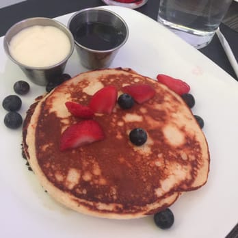 A.cafe - Ricotta pancakes w lemon sauce... Absolutely wonderful - Cafes Near Me - New York, New York