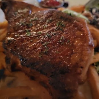Five Bar - a steak and french fries on a plate - New American Near Me - Athens, Georgia